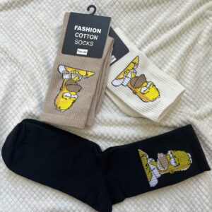 جوراب ساق بلند طرح سیمپسون ها